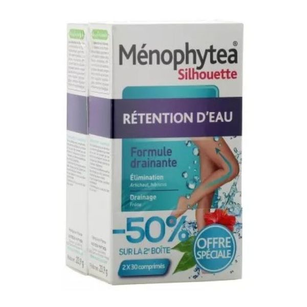 Nutreov - Menophytea Retention eau - 2x30 comprimés