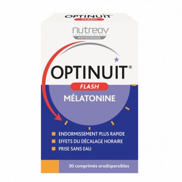 Optinuit - Flash Mélatonine - 30 comprimés orodispersibles