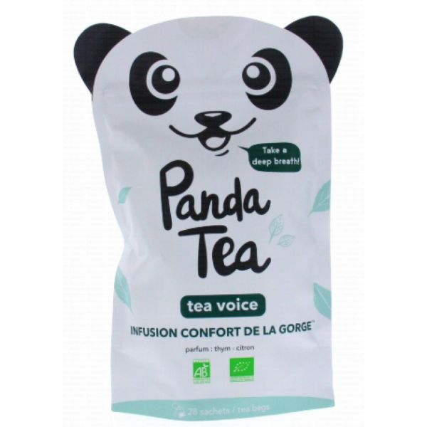 Panda Tea - Tea voice infusion thym confort de la gorge - 28 sachets - 42g