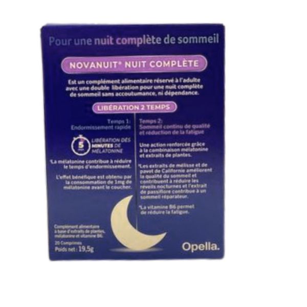 Sanofi - Novanuit Nuit complete 1.9mg - 20cpr