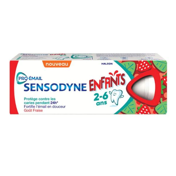 Sensodyne - Pro-émail Dentifrice Enfant 2-6ans Goût Fraise - 50mL