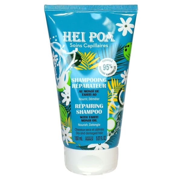 Hei Poa - Shampooing réparateur au monoï de Tahiti AO - 150ml