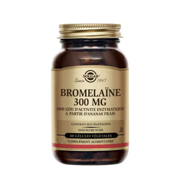 Solgar - Bromelaïne 300mg - 60 gélules