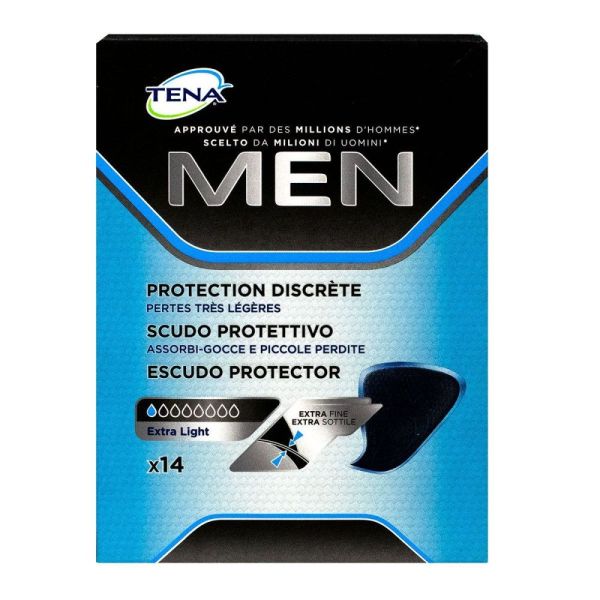 TENA Men - Discreet Protection pertes légères - 14 protections