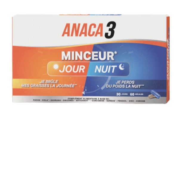 Anaca 3 - Minceur jour et nuit - 60 gélules