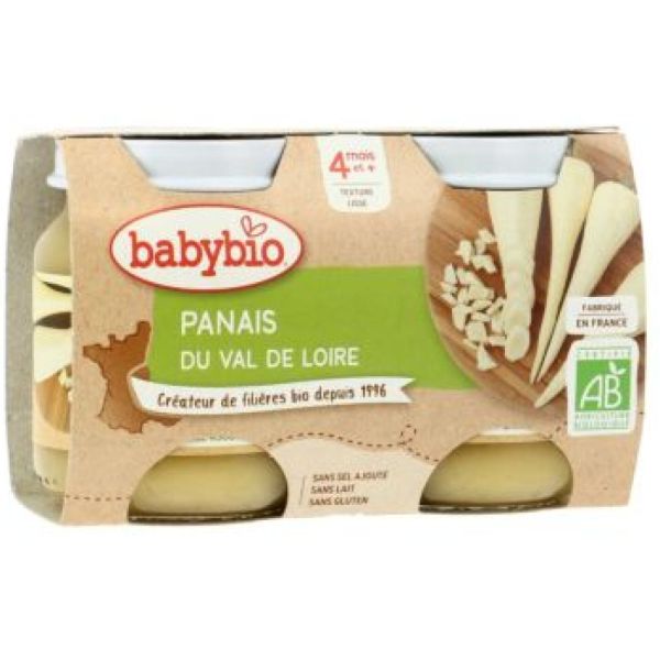 Babybio - Panais du Val de Loire - dès 4 mois - 2x130g