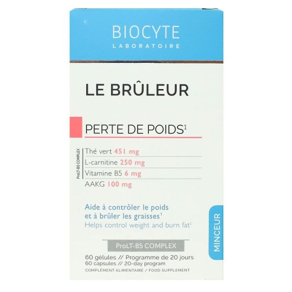 Biocyte - Le brûleur perte de poids - 60 gélules