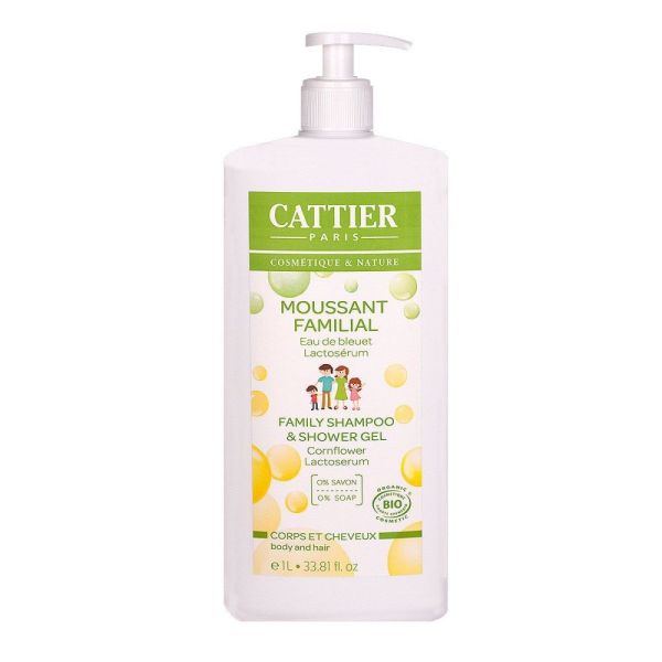 Cattier - Moussant familial corps et cheveux