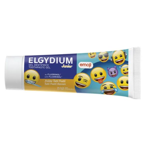 Elgydium - Junior Dentifrice Emoji Arôme Tutti Frutti Junior 7-12ans - 50mL
