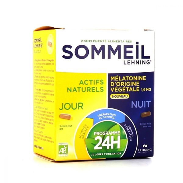 Lehning - Sommeil Programme 24H - 60 Gélules