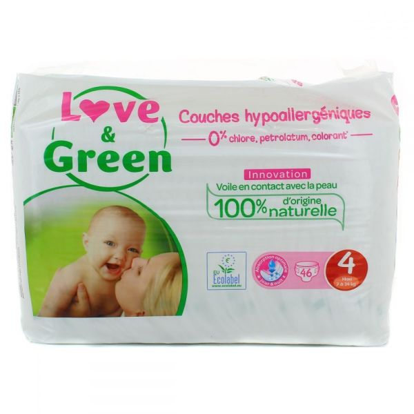 Love & Green - Couches Taille 4 - 46 couches