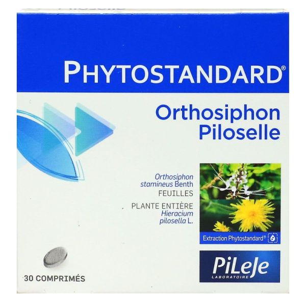 Pileje - Phytostandard orthosiphon piloselle - 30 comprimés