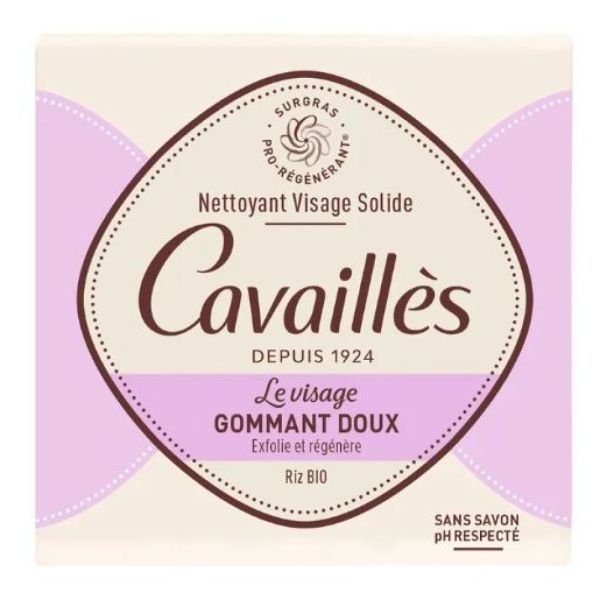 Rogé Cavaillès - Nettoyant visage solide gommant doux - 70g