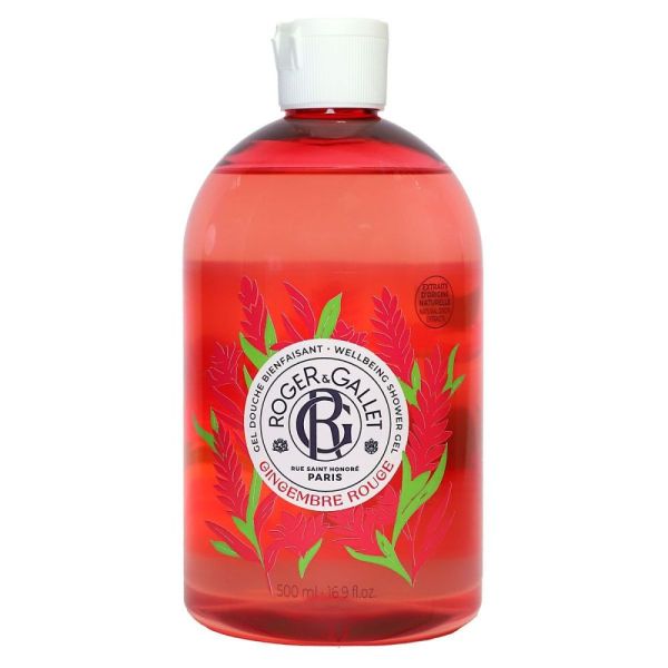 Roger & Gallet - Gel Douche Bienfaisant Gingembre Rouge - 500 ml