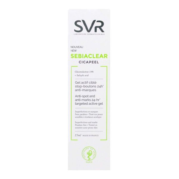SVR - Sebiaclear Cicapeel stop-boutons - 15 ml