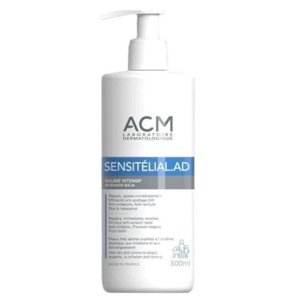 Acm - Sensitelial.AD Baume intensif Peaux très sèches sujettes à l'eczéma atopique - 500ml