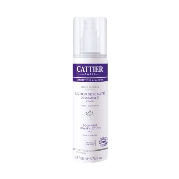 Cattier - Lotion de beauté apaisante Rosée Florale - 200 ml