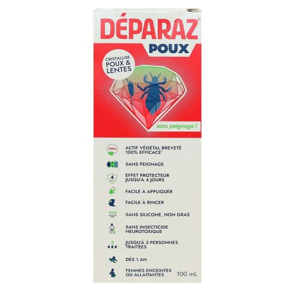 Déparaz pro - Lotion express poux et lentes - 100mL