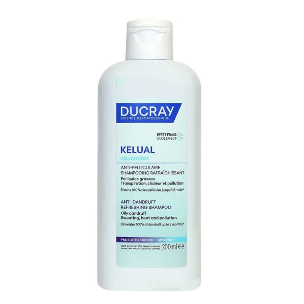 Ducray - Kelual Squanorm Shampooing Anti pelliculaires rafraîchissant - 200ml