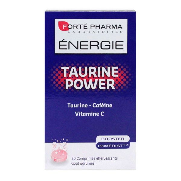 Forté Pharma - Taurine Power 30 Comprimés Effervescents
