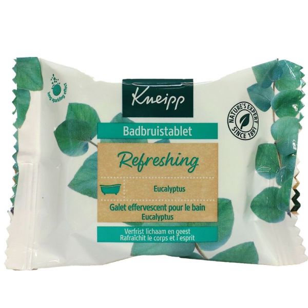 Kneipp - Galet effervescent bulle d'oxygène eucalyptus - 80g