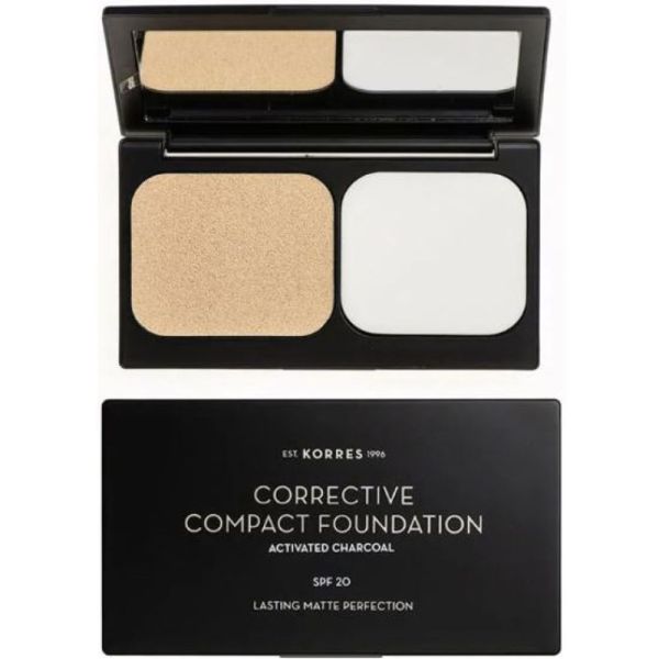 Korres - Fond de teint compact correcteur SPF20 - teinte ACCF2 - 9.5g