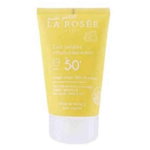 La rosée -  Mon petit Lait solaire à l'huile d'abricot BIO SPF50+ - 125ml