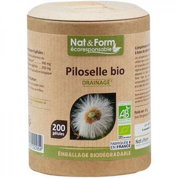 Nat & Form  - Piloselle bio - 200 gélules