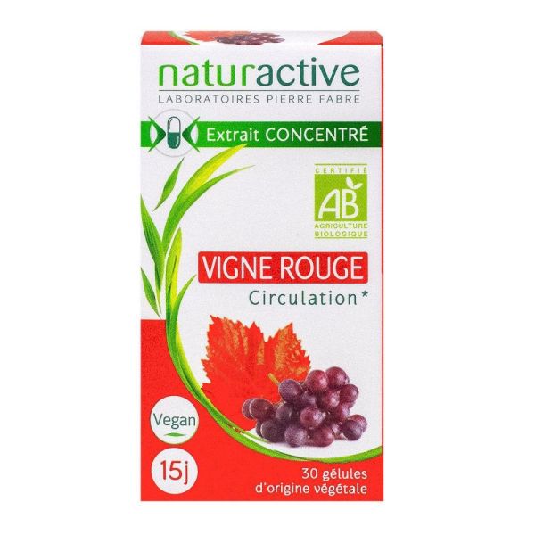 Naturactive - Vigne Rouge BIO - 30 gélules
