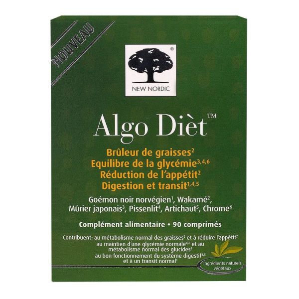 New Nordic - Algo Dièt - 90 comprimés