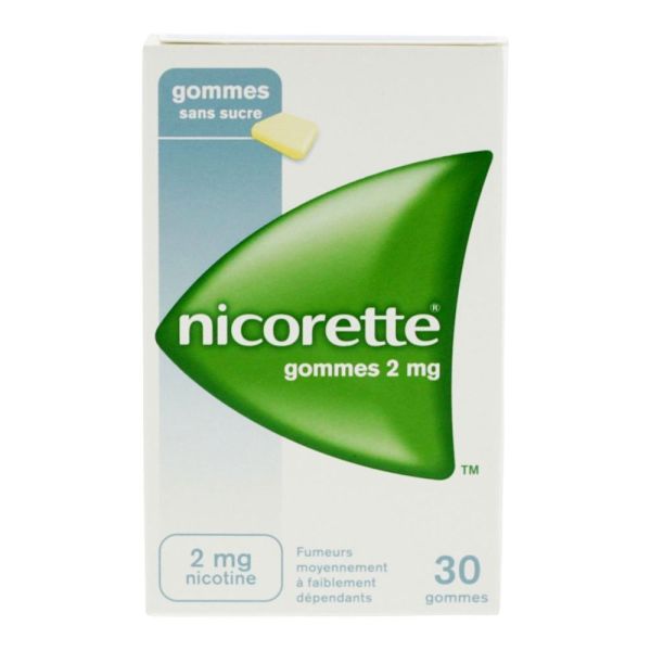 Nicorette - Gomme à mâcher 2mg - 30 gommes