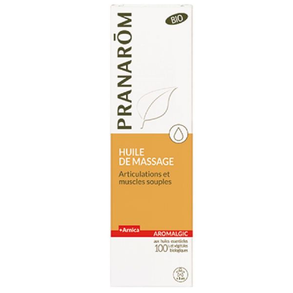 Pranarom - Huile de massage articulations souple - 100ml