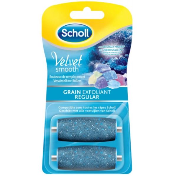 Scholl - Velvet smooth grain exfoliant - 2 rouleaux