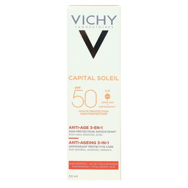 Vichy - Capital soleil anti-âge 3-en-1 SPF50 - 50ml