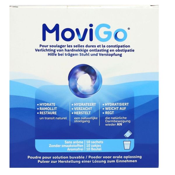Ides - Movigo Poudre solution buvable constipation selles dures - 10 sachets