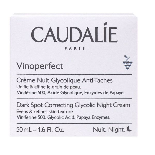 Caudalie - Vinoperfect crème Nuit Glycolique anti-taches - 50ml
