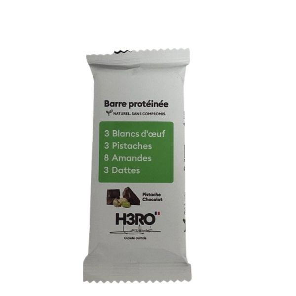 H3RO - Barre proteinée pistache chocolat - 52g