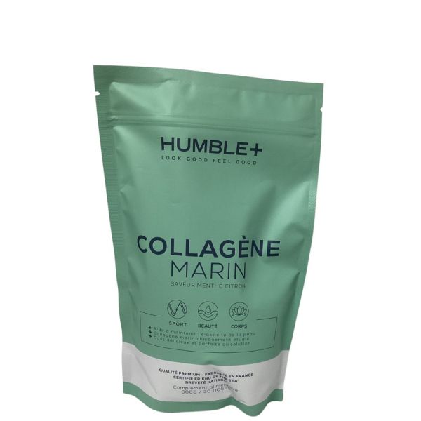 Humble+ - Collagène marin naticol arôme menthe-citron - 300g
