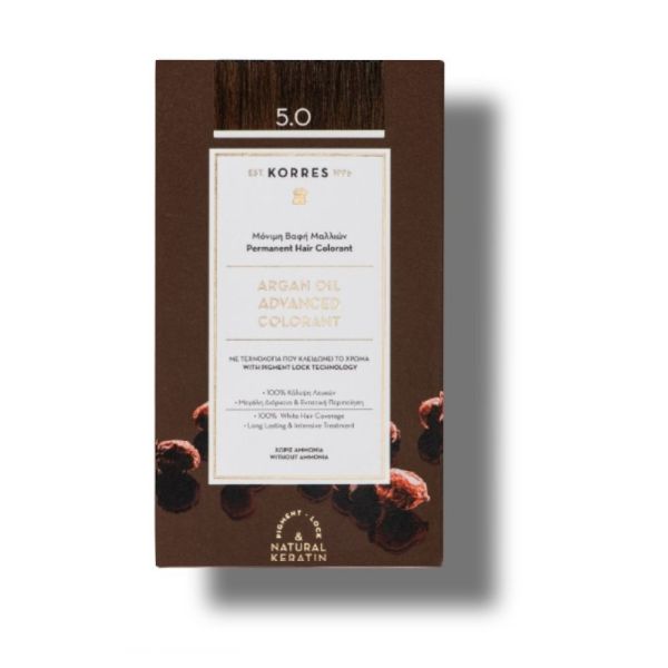 Korres - Coloration Haute Performance - 5.0 Châtain clair