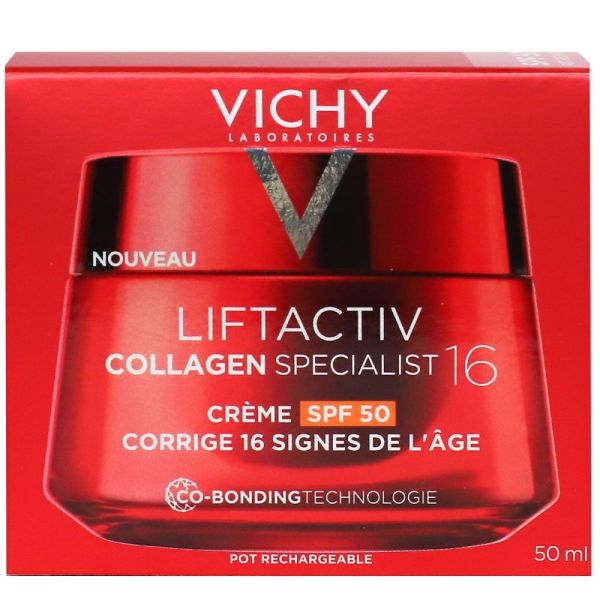 Vichy - LiftActiv Collagene Specialist 16 crème SPF50 anti-rides - 50ml