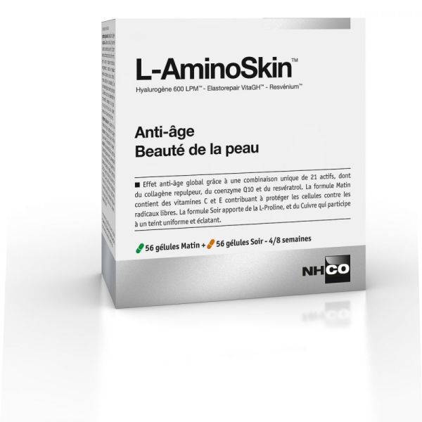NHCO - L-Aminoskin - 56 Gélules Matin + 56 Gélules Soir