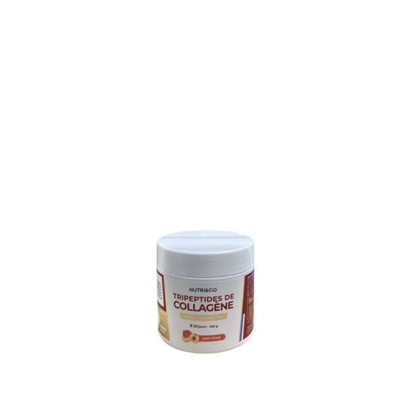 Nutri&Co - Tripeptides de collagène gout pêche - 100g