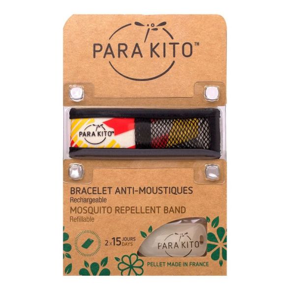 Para Kito - Bracelet anti moustique rechargeable - 2 x 15 jours
