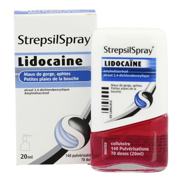 Reckitt - StrepsilSpray Lidocaïne Collutoire - 20 ml