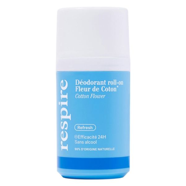 Respire - Déodorant roll-on Fleur de coton - 50ml