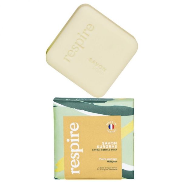 Respire - Savon surgras poire sauvage - 100 g