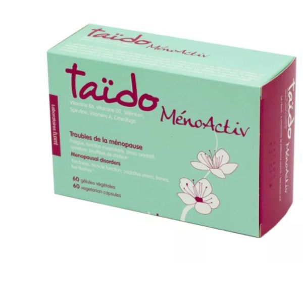 Ides - Taido menoactiv traitement Hormonaux de la Menopause - 60 Gélules Végétales