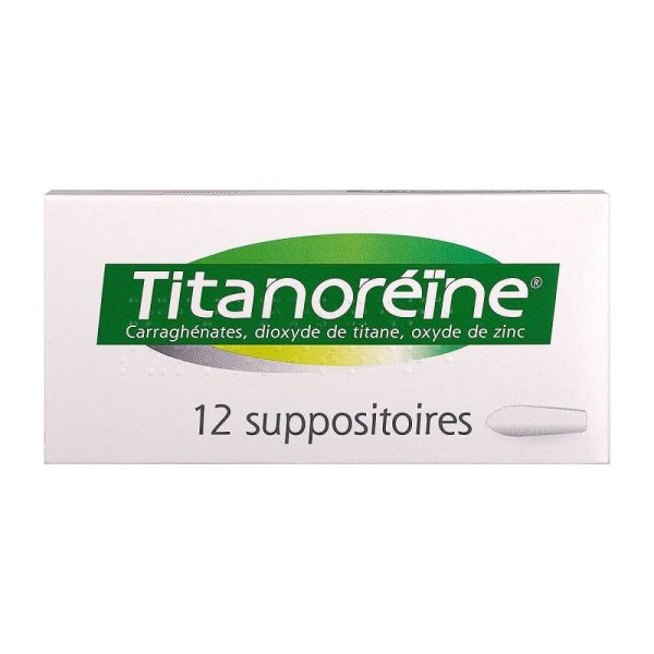 Titanoréïne - 12 suppositoires