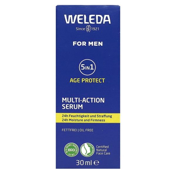 Weleda - For Men 5 en 1 Age Protect Sérum Multi Action - 30mL