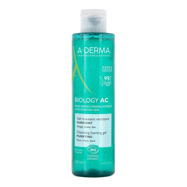 Aderma - Biology AC - Gel moussant nettoyant